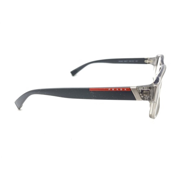 Prada VPS 05C HA9-1O1 Translucent Gray Eyeglasses Frames 56-17 140 Italy - Picture 4 of 12